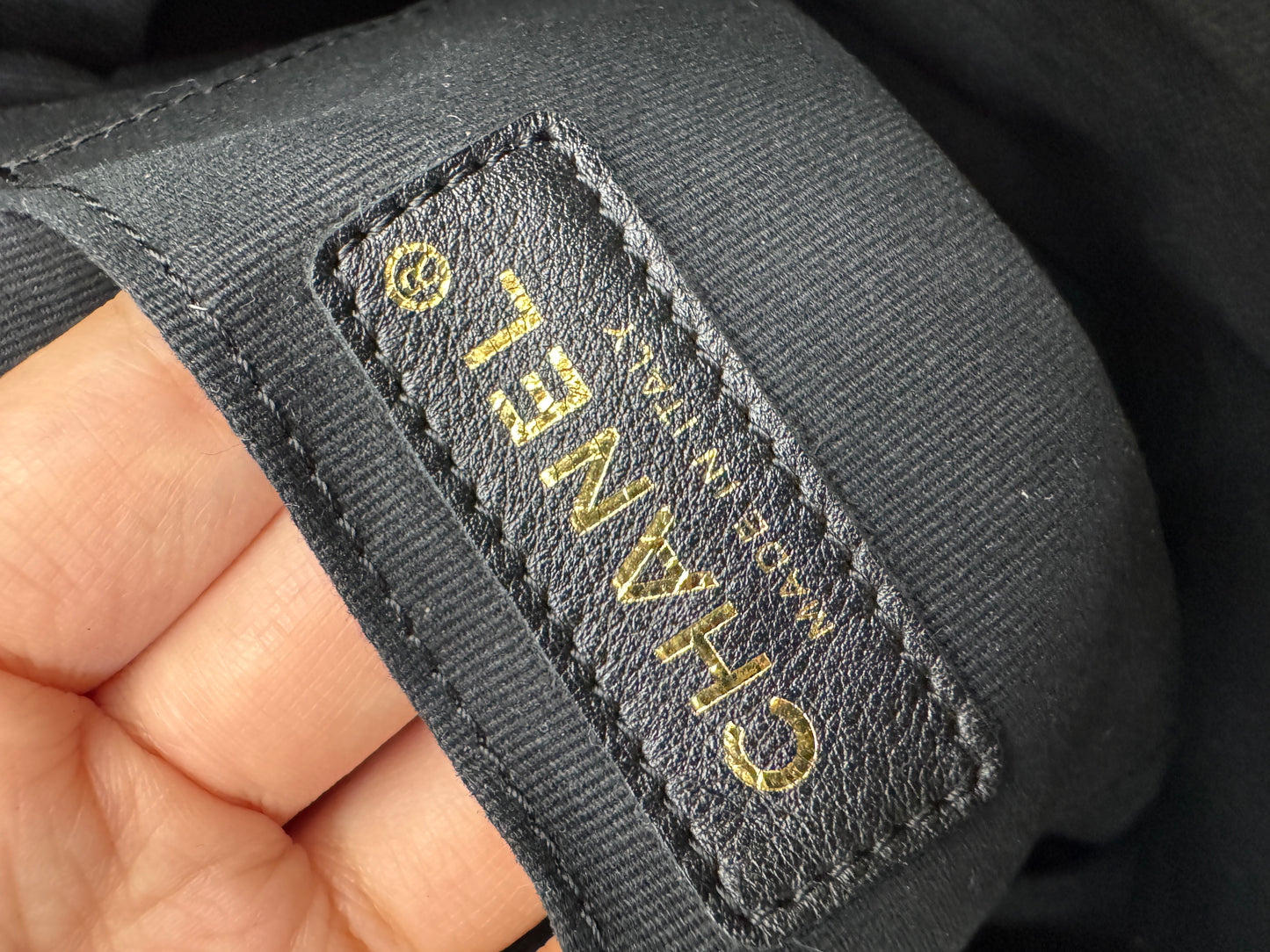 CHANEL 青蛙Duma 荔枝牛皮 Large