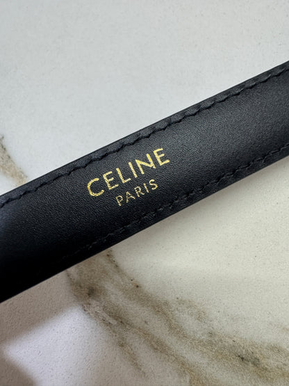 CELINE Belt 凱旋門吊飾皮帶