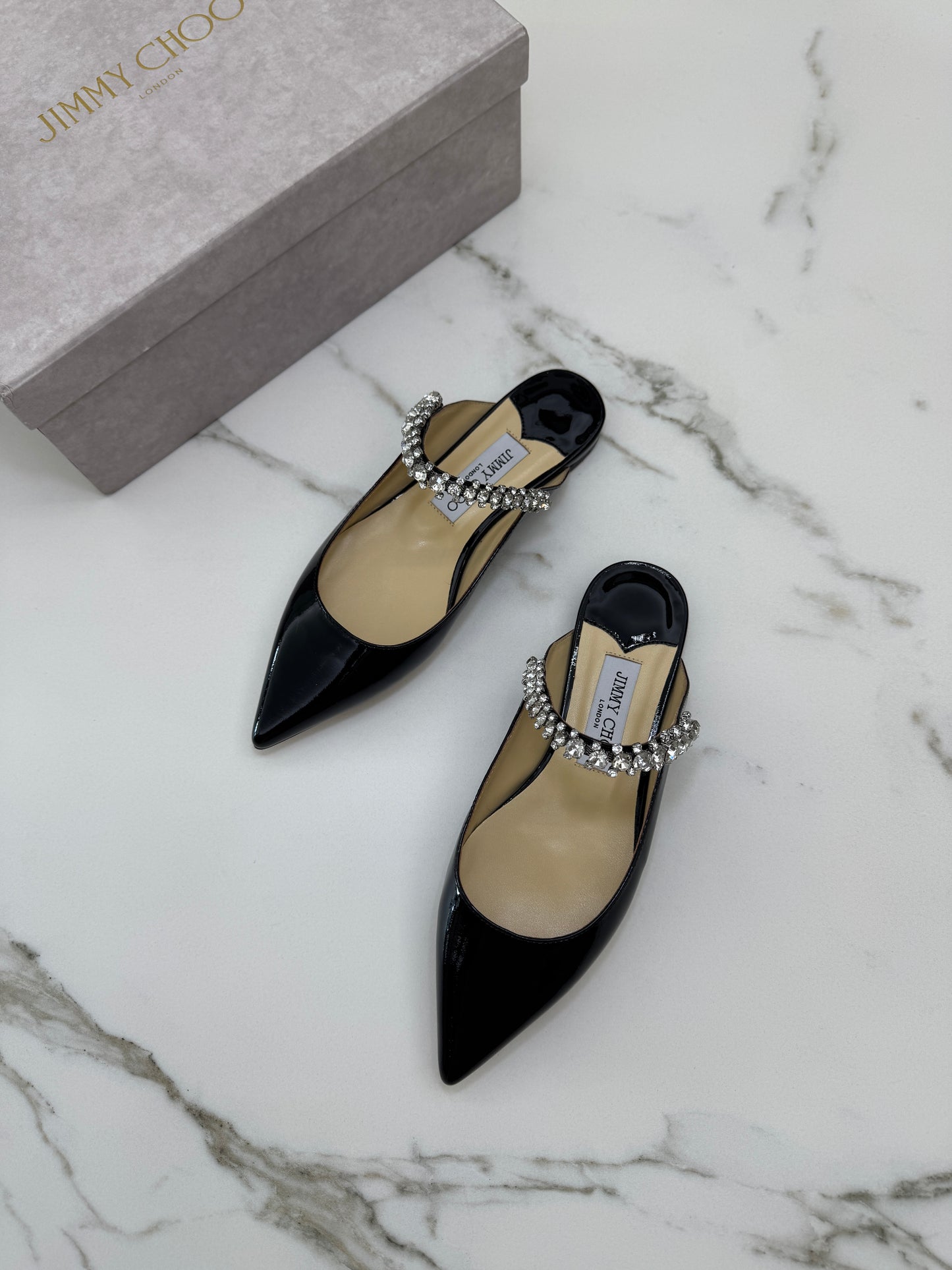 JIMMY CHOO Bling Flat 漆皮
