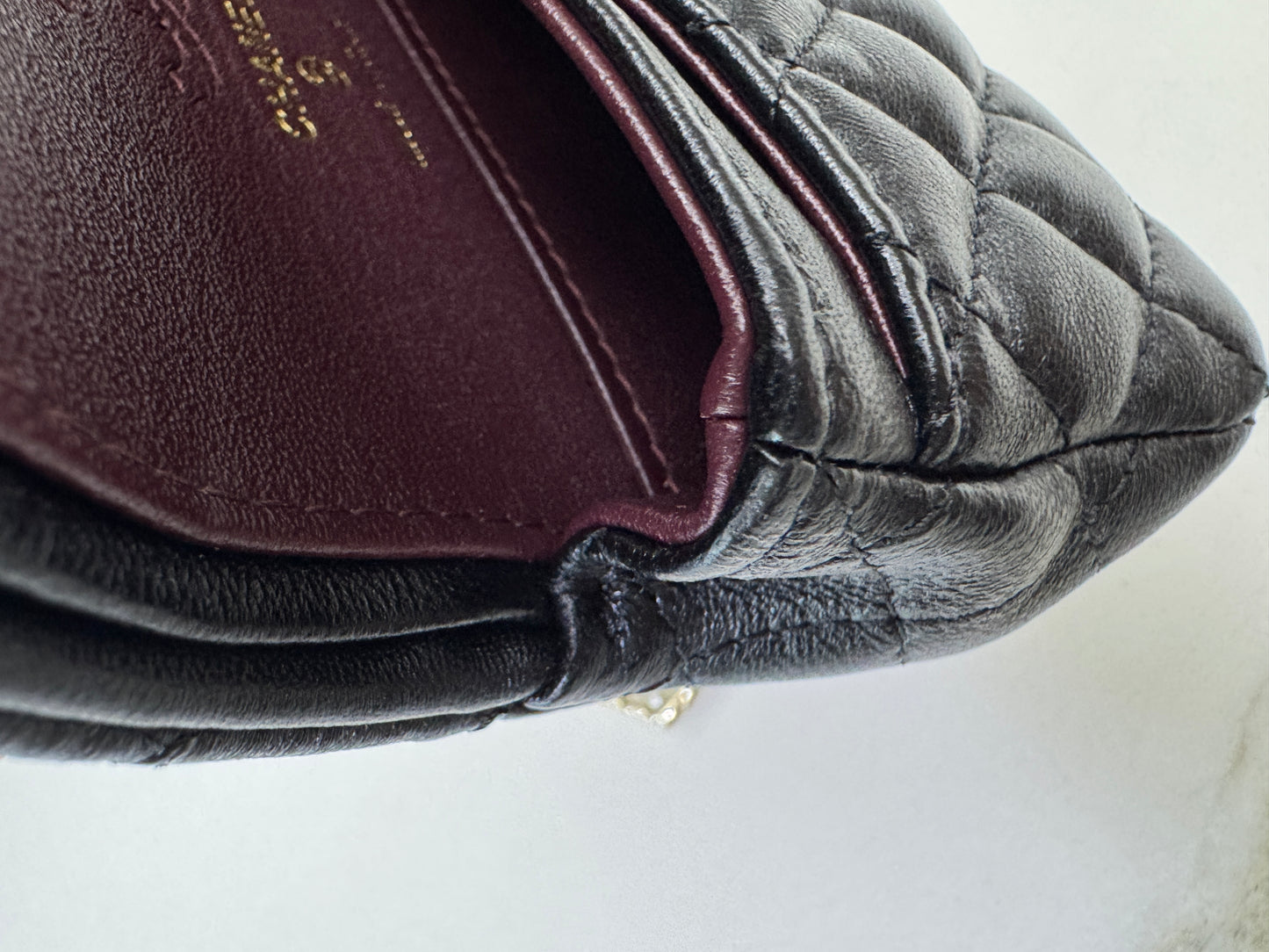 CHANEL 迷你CF包掛 黑色