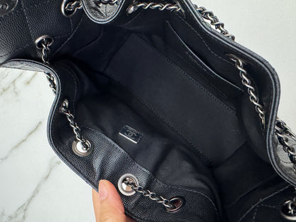 CHANEL Mini 25Bag 黑銀