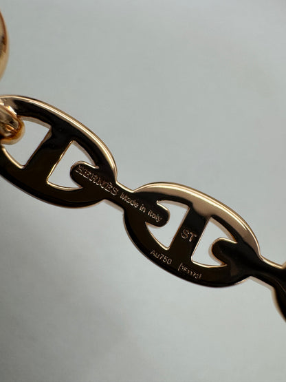 HERMES Chain d‘Ancre Enchainee PM Bracelet Rose Gold