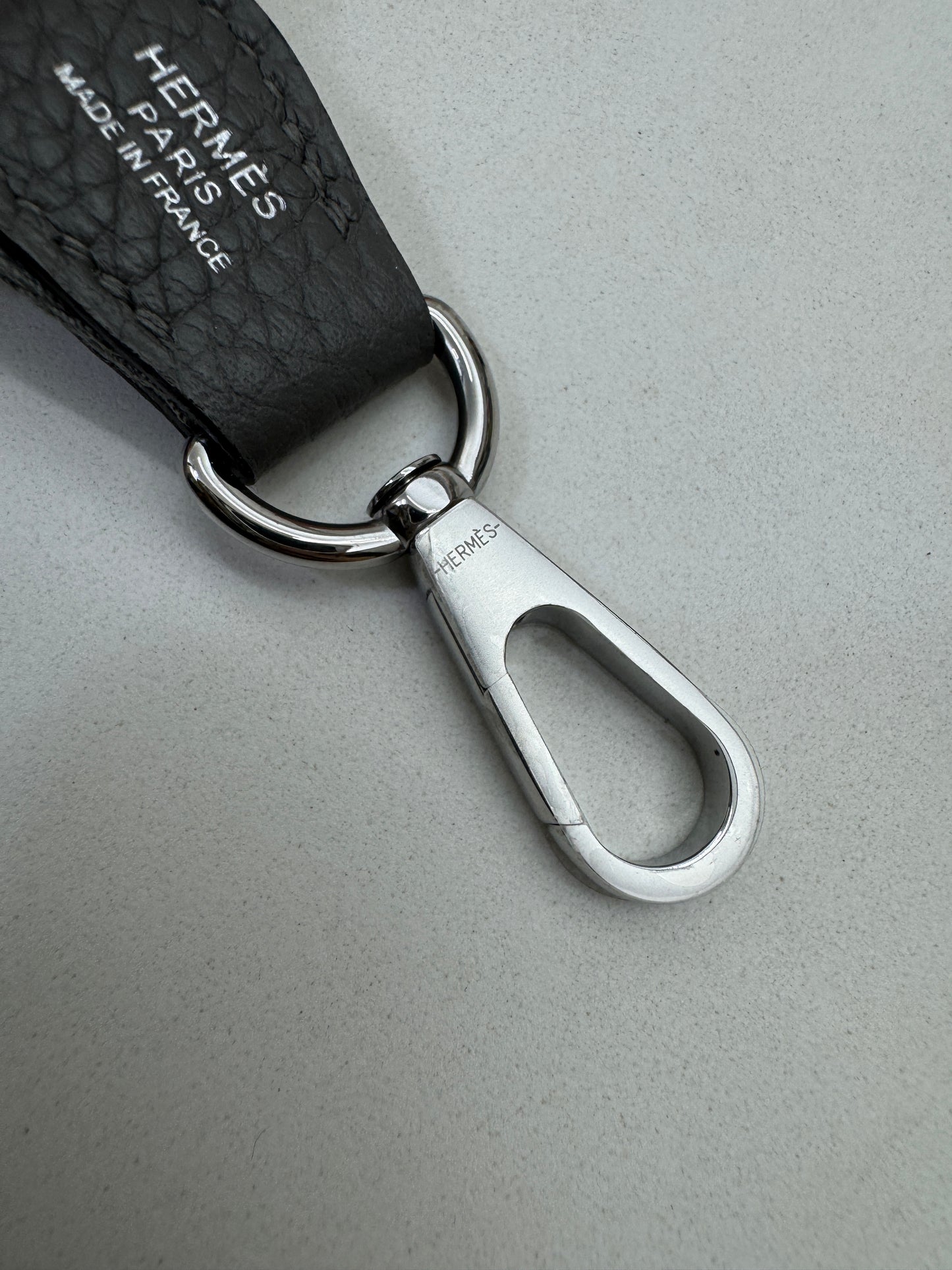 HERMES Mini Evelyne 積雨雲灰銀扣 Gris Meyer PHW