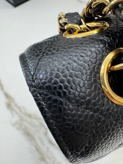 CHANEL CF23 黑金牛 CF Small