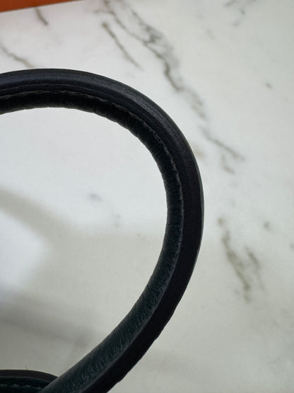 HERMES Mini Lindy II 深綠色 金扣 67 Vert Fonce TC GHW