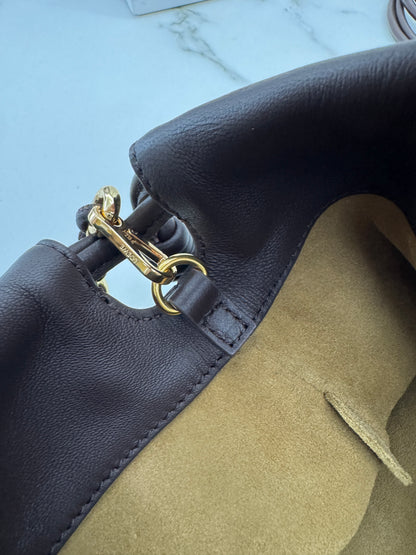 LOEWE Flamenco Purse Medium Dark Chestnut