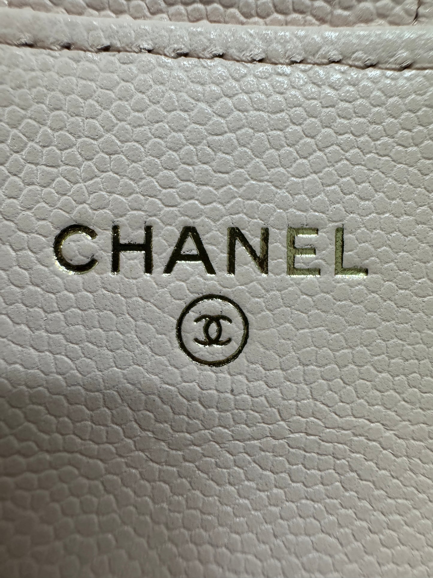 CHANEL CF卡包 淡粉色 HAAS牛皮