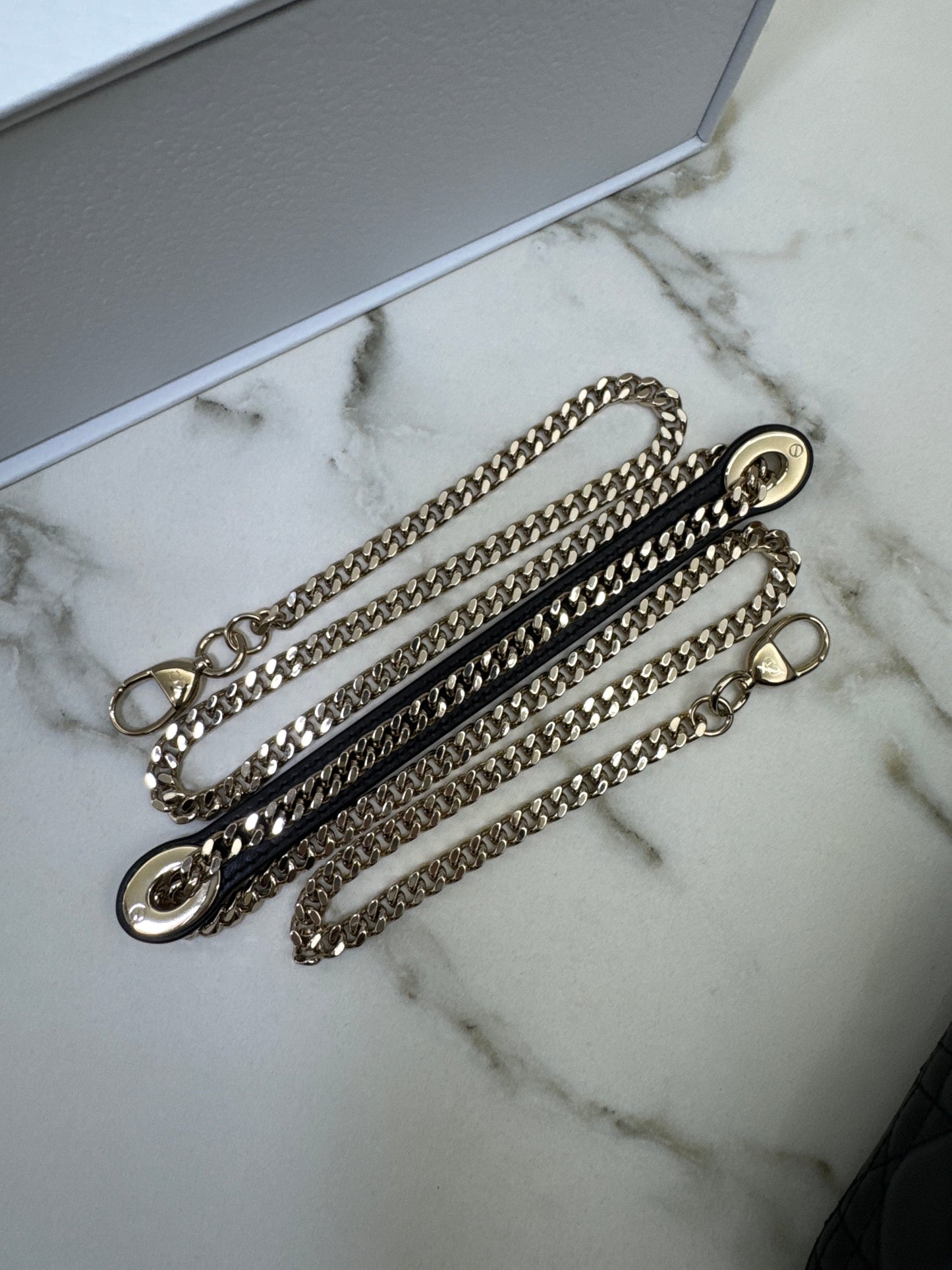 DIOR Mini Lady Dior 黑色羊皮