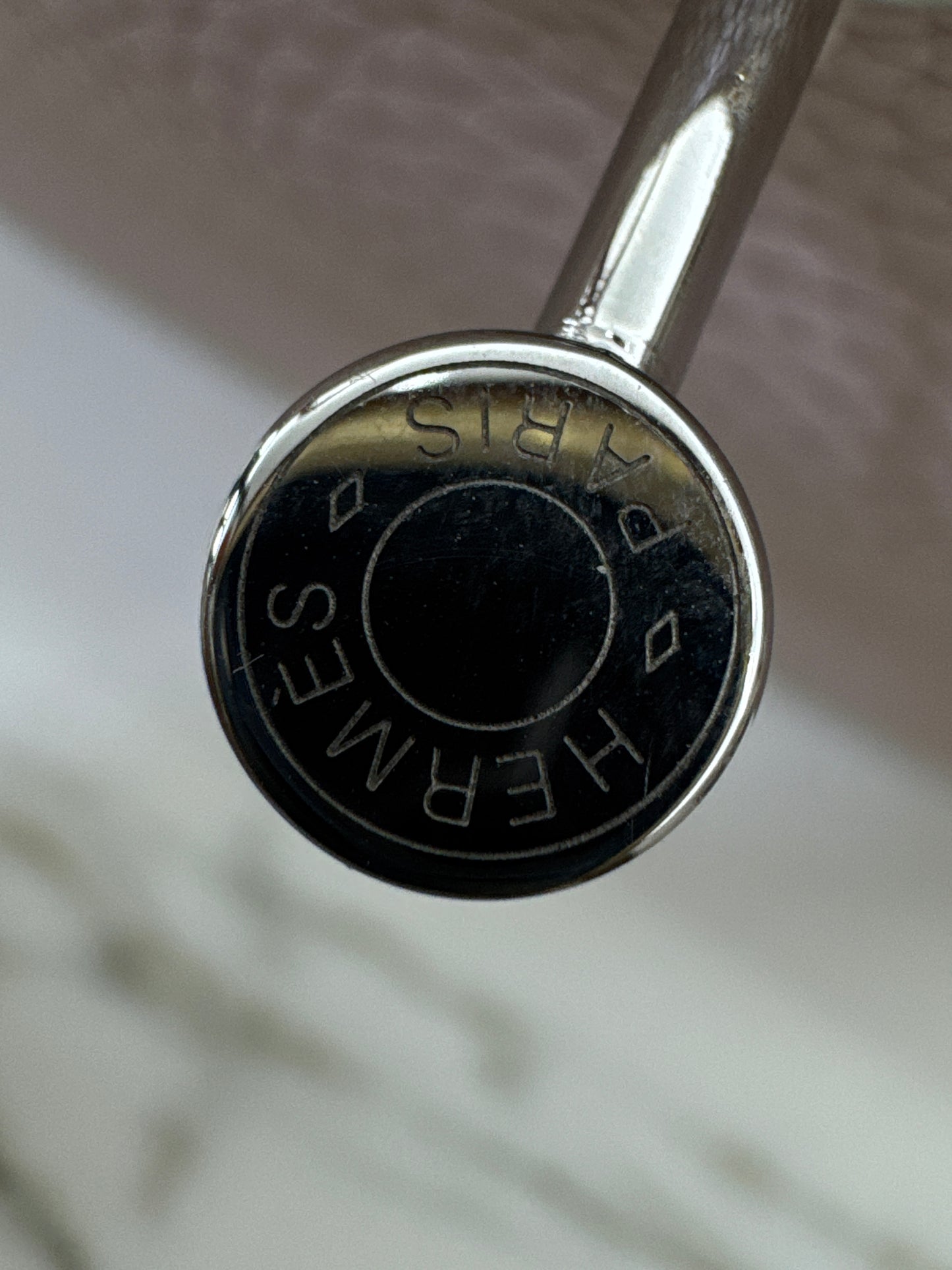 HERMES Mini Lindy 夢幻紫銀扣