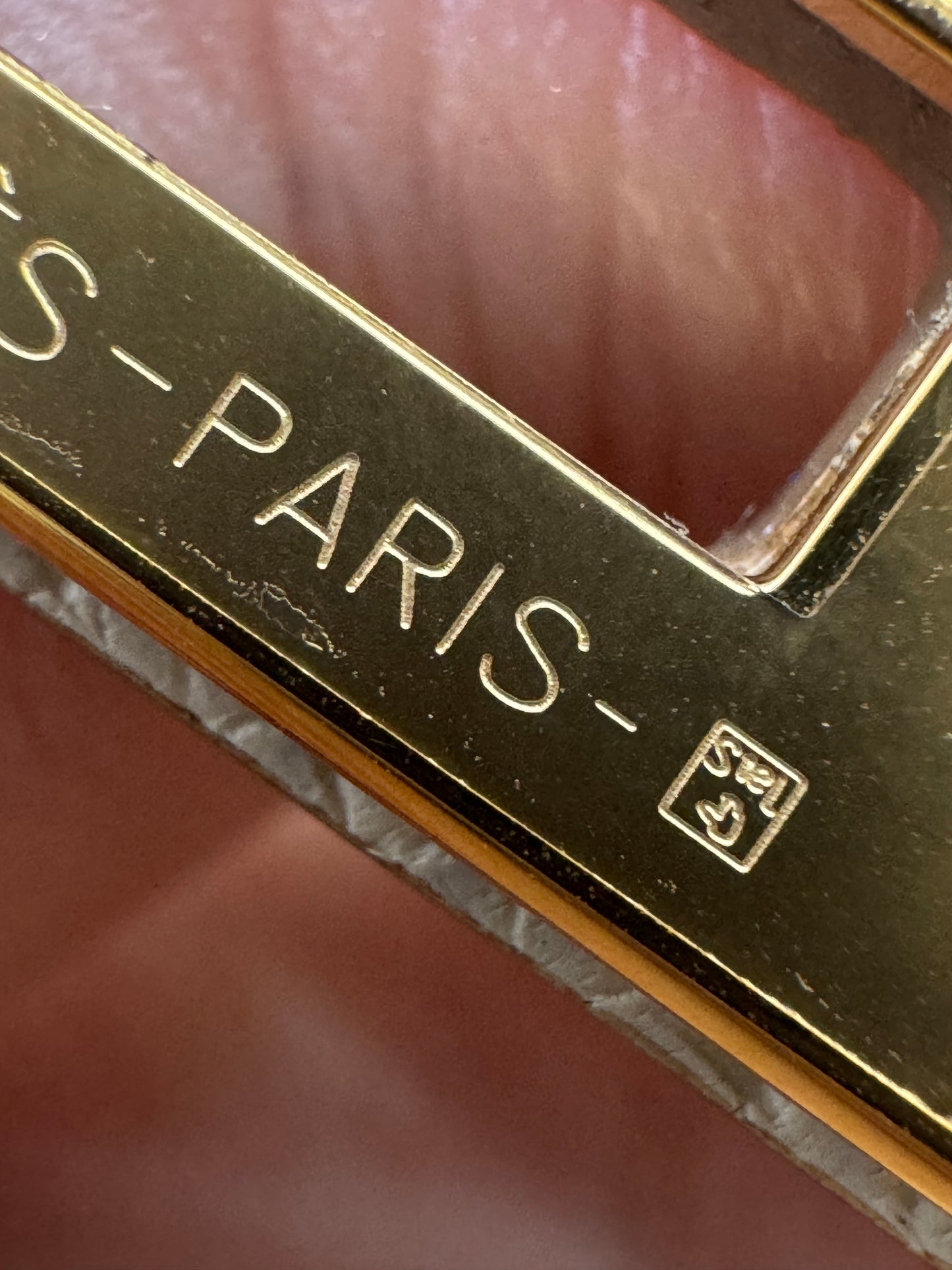 HERMES Mini Kelly II 奶昔白金扣 Epsom GHW