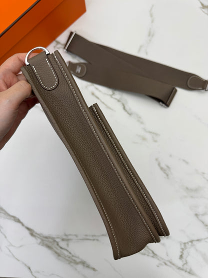 HERMES Evelyne 29 大象灰銀扣