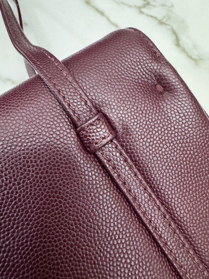 CHANEL Preppy Coco Small 酒紅色