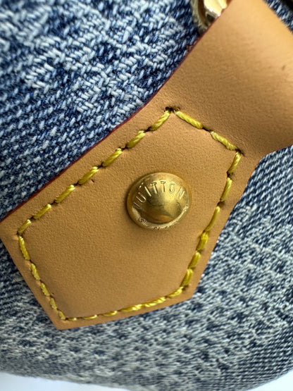 LV Nano Speedy 棋盤格牛仔