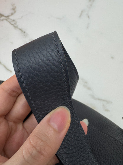 HERMES Lindy 26 石板灰銀扣 85 Ardoise TC PHW