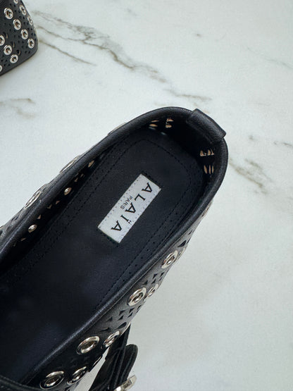 ALAIA 柳釘芭蕾舞鞋
