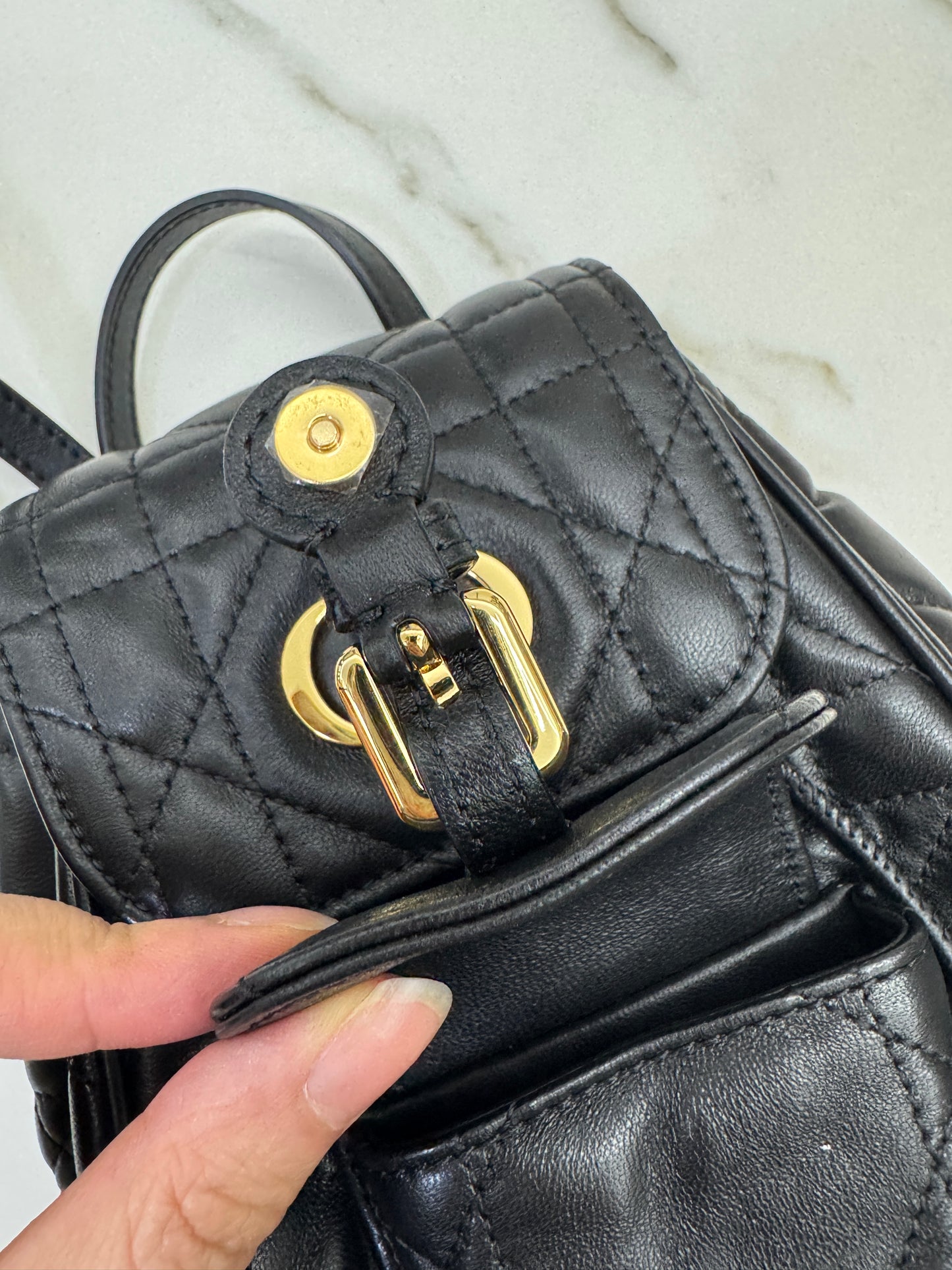 DIOR Caro Backpack Small
