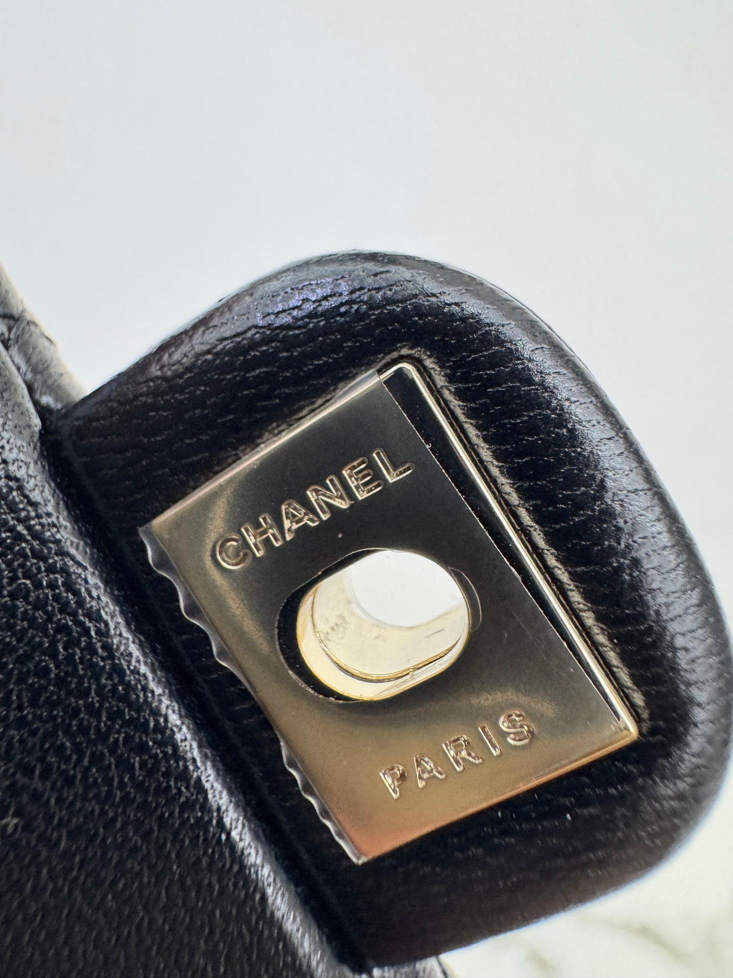 CHANEL 迷你CF包掛 黑色