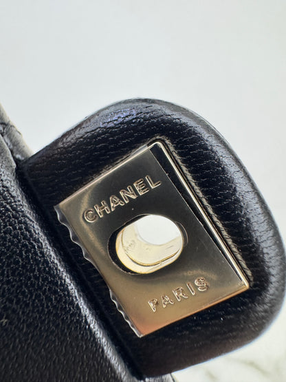 CHANEL 迷你CF包掛 黑色