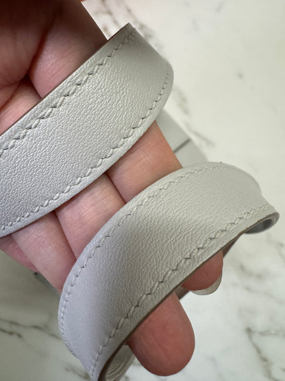 HERMES In The Loop 豬鼻菜籃子 M4奶灰色銀扣 Gris Pale PHW