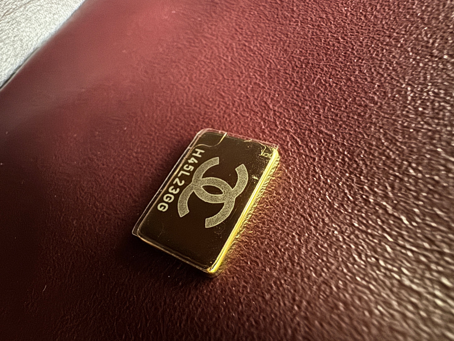 CHANEL CF25 Medium 黑金牛 Black Calfskin GHW