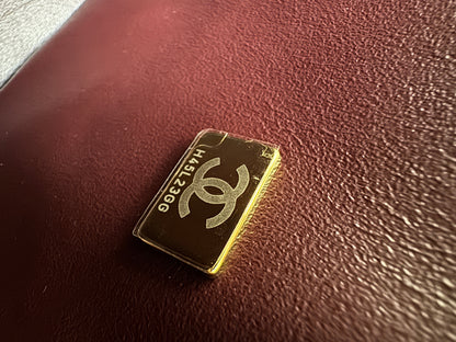 CHANEL CF25 Medium 黑金牛 Black Calfskin GHW