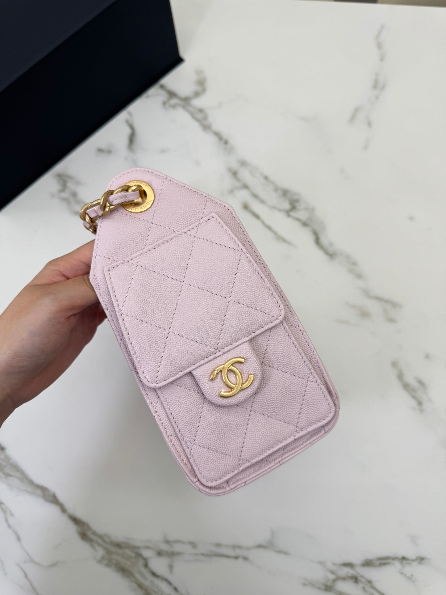 CHANEL Mini 25Bag 26C 淺粉