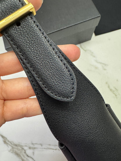 YSL LE 5 A 7 Hobo Small Black