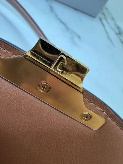CELINE Triomphe Besace 凱旋門馬鞍包 老花Canvas