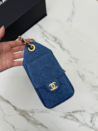 CHANEL Mini 25 Bag 藍牛仔