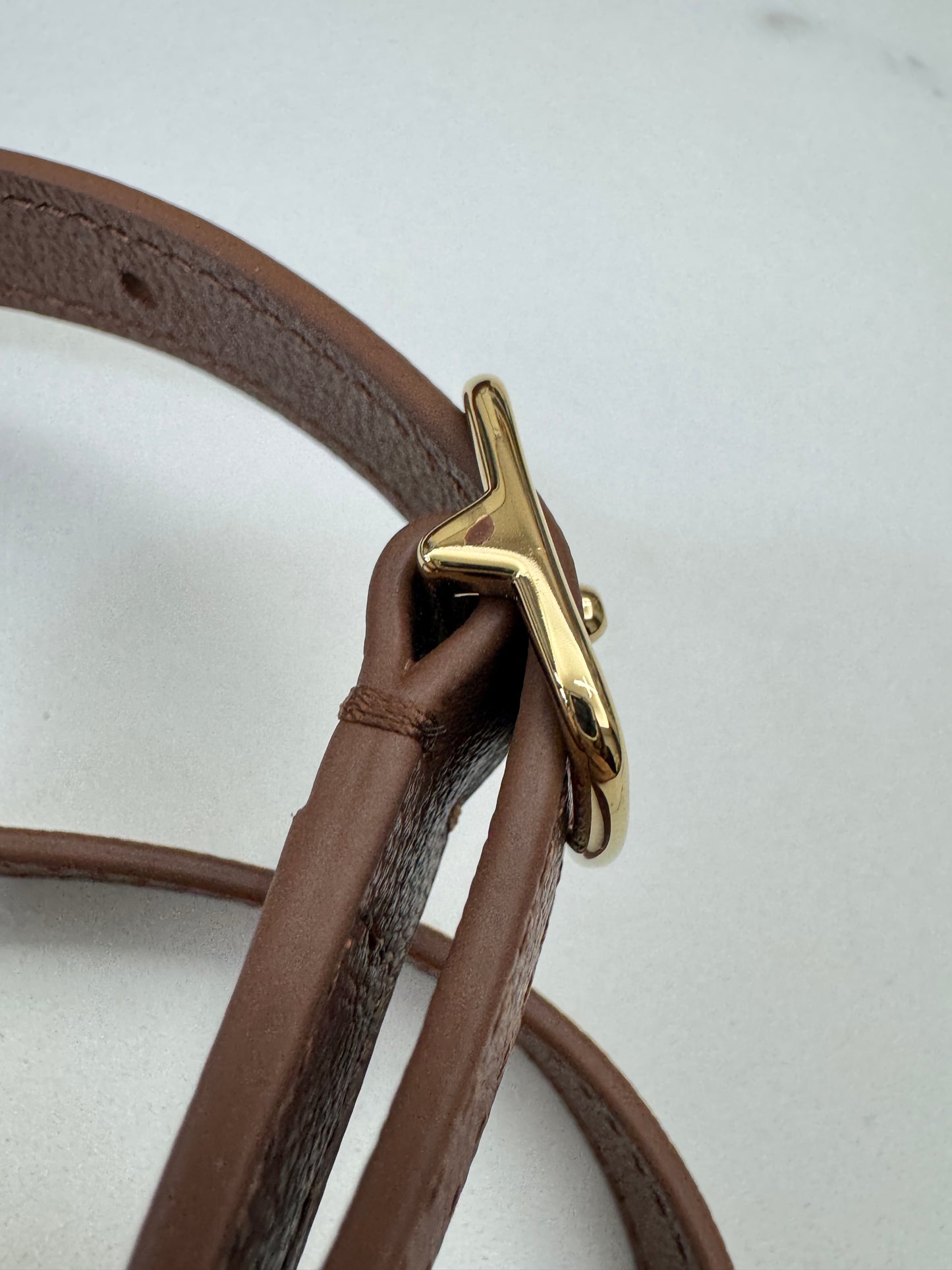 LORO PIANA Extra Bag 23 焦糖棕色