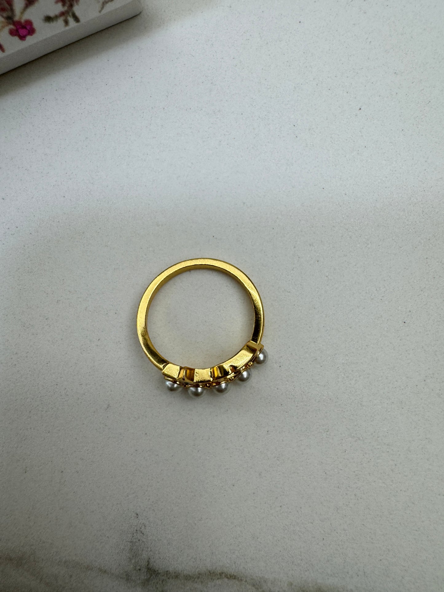 DIOR Petit CD 珍珠戒指