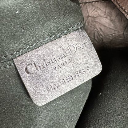 DIOR Toujours 皺褶牛皮 磨砂黑