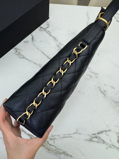 CHANEL 25S 兩用Hobo雙肩包 Medium