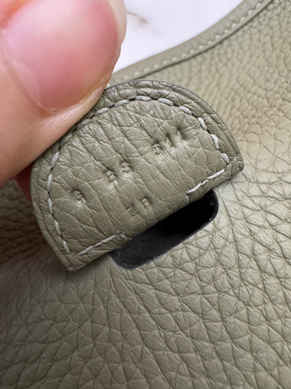 HERMES Evelyne 33 鼠尾草綠金扣 Q1 Sauge GHW