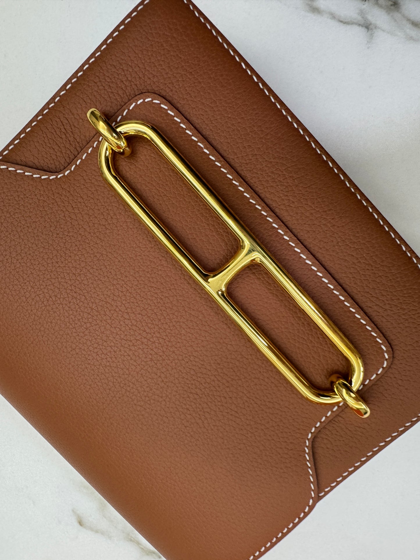 HERMES Mini Roulis Gold Evercolor GHW