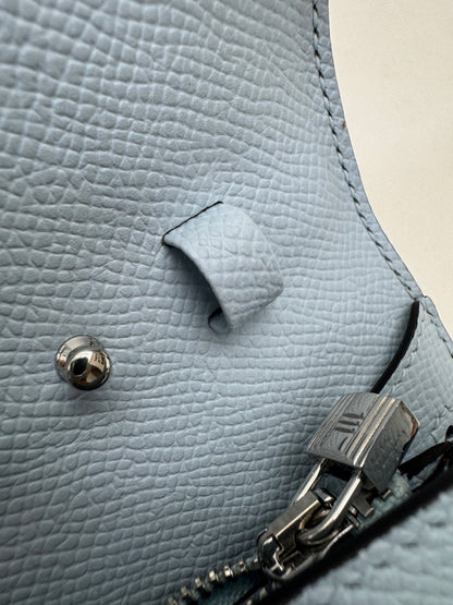 HERMES Kelly to-go 聖杯藍 08 Blue Pale Epsom PHW