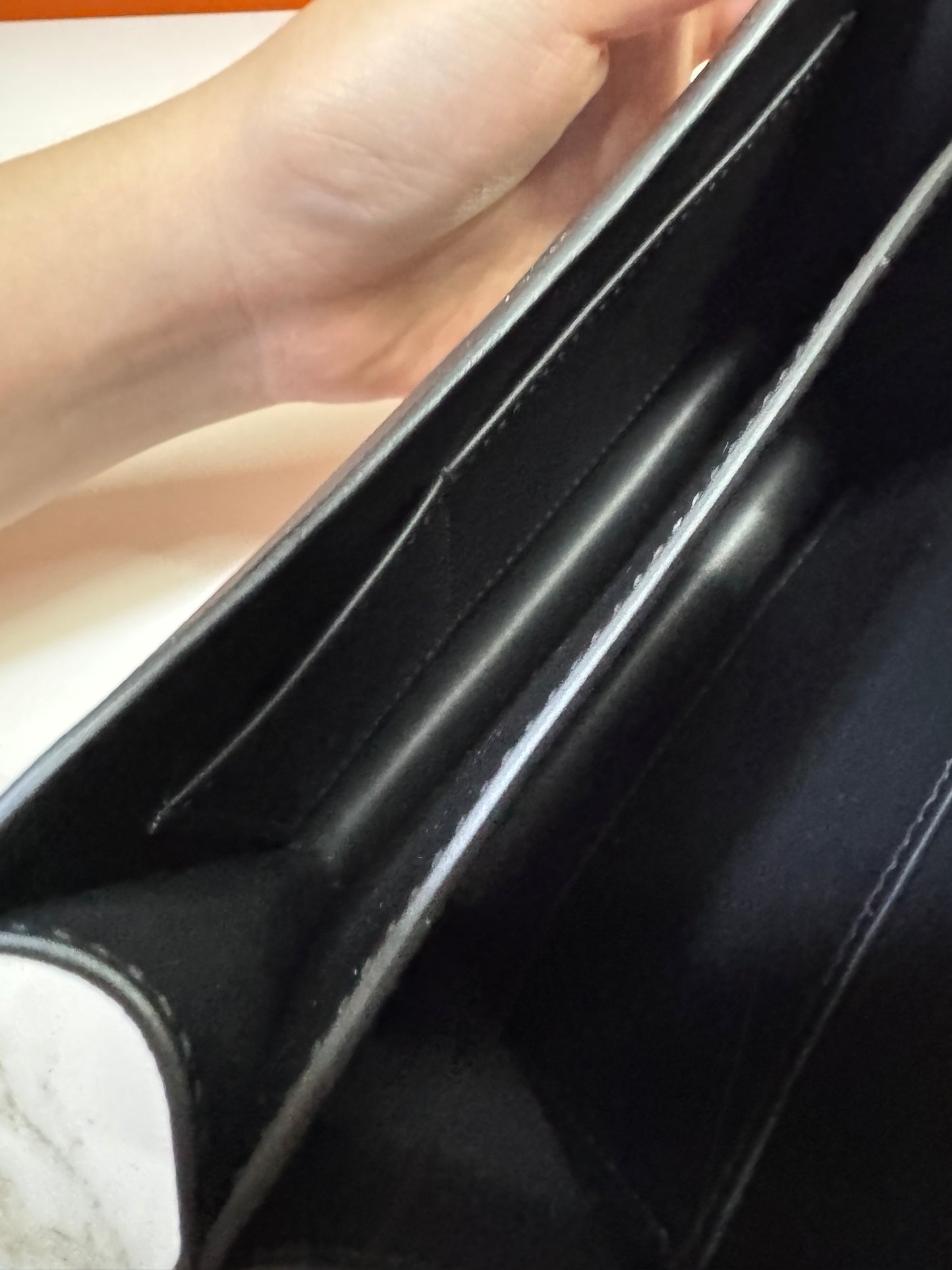 HERMES Mini Constance 新版 附鏡子 黑銀 Epsom PHW