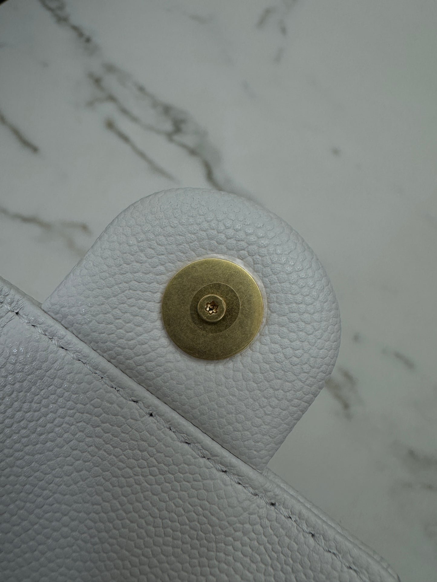CHANEL Mini 25 Bag 白色荔枝皮