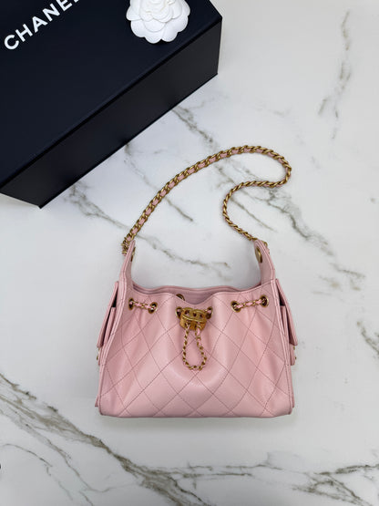 CHANEL Mini 25Bag 26P櫻花粉