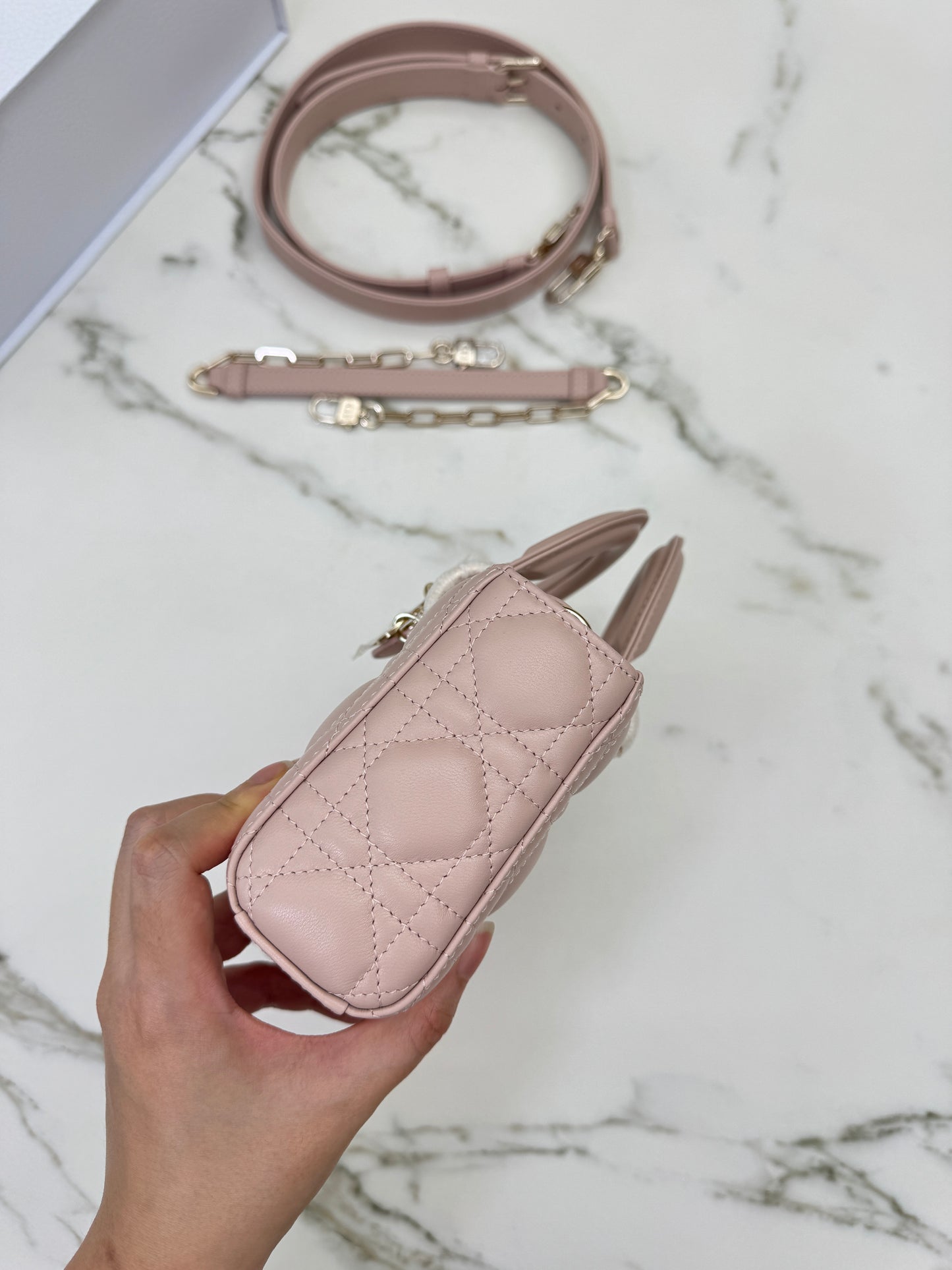 DIOR D-joy Small 胭脂粉 Powder Pink