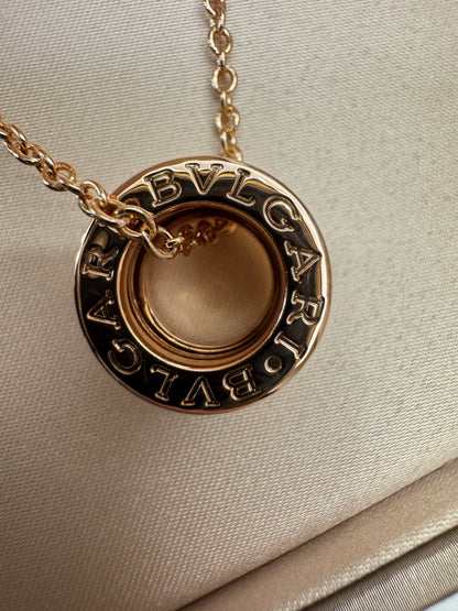 BVLGARI B.Zero 玫瑰金大號項鏈