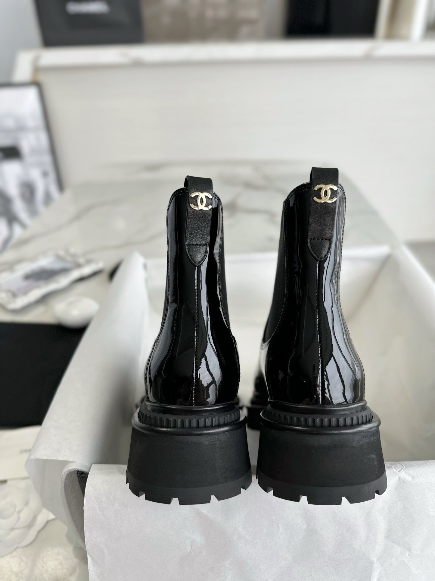 CHANEL 切爾西靴 Chelsea boots 22A