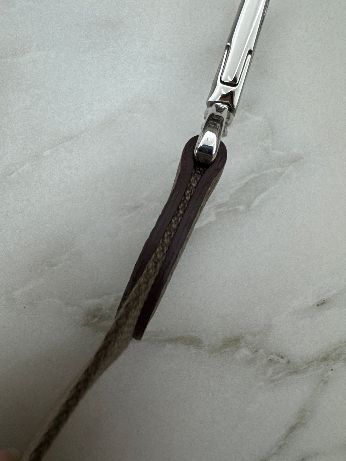 HERMES Evelyne 23 大象灰銀扣 Etoupe TC PHW