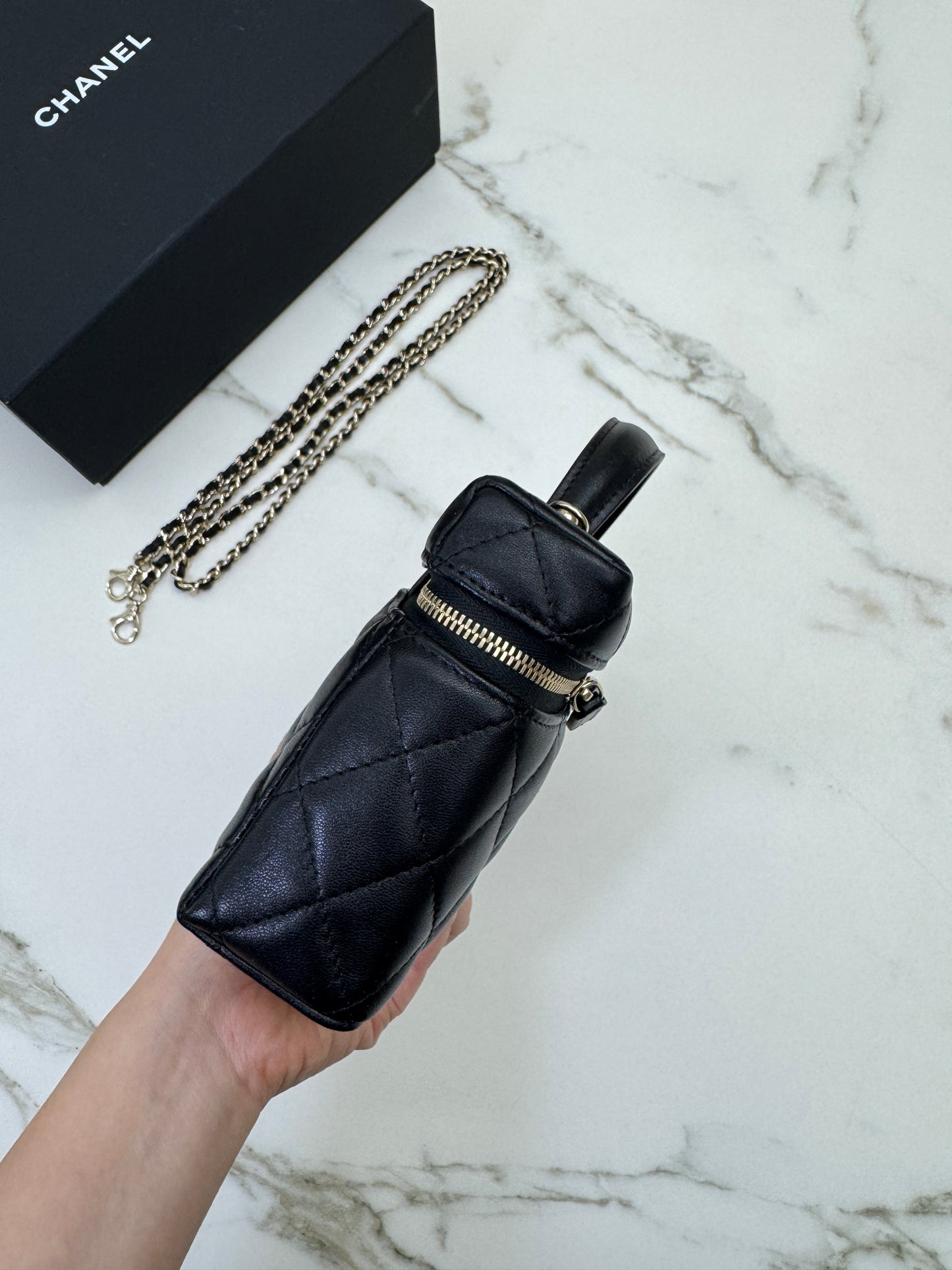 CHANEL LP盒子包 羊皮