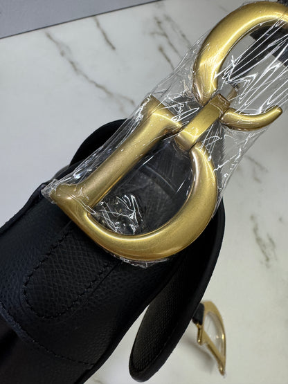 DIOR Saddle Medium Black