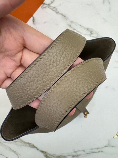 HERMES Picotin 18 馬爾淺米金扣 8Q Beige Marfa GHW