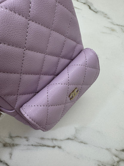 CHANEL Mini Backpack 小書包 24A粉紫色