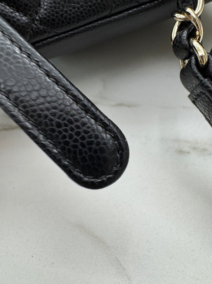 CHANEL 青蛙Duma 荔枝牛皮 Large