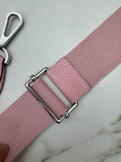 HERMES Evelyne 23 櫻花粉銀扣 3Q Rose Sakura PHW