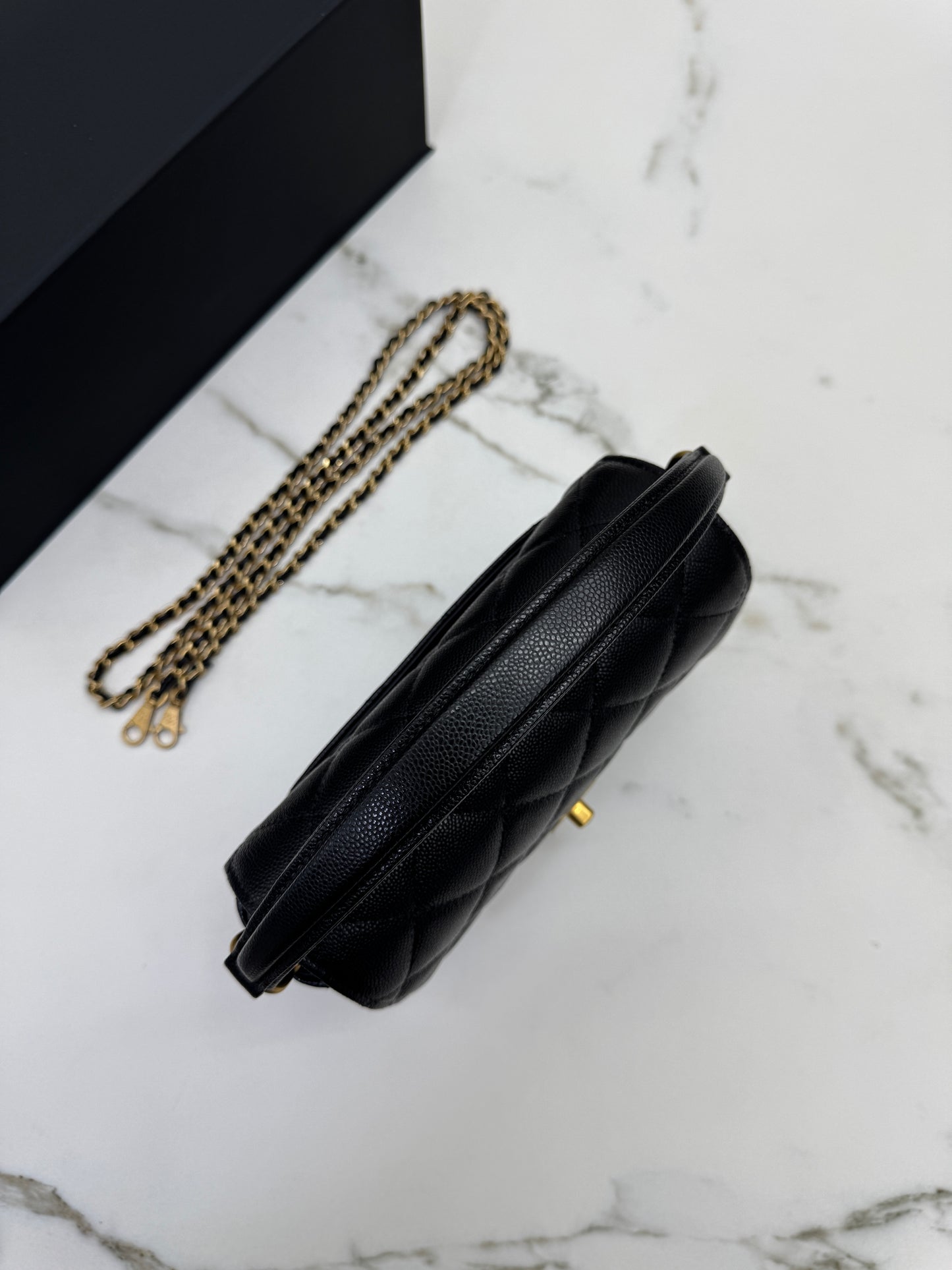 CHANEL 24K 手柄豆腐包 中號